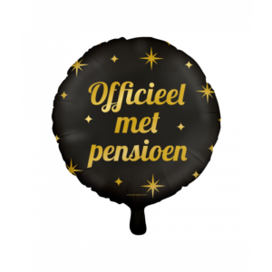 Folieballon Classy Party Pensioen