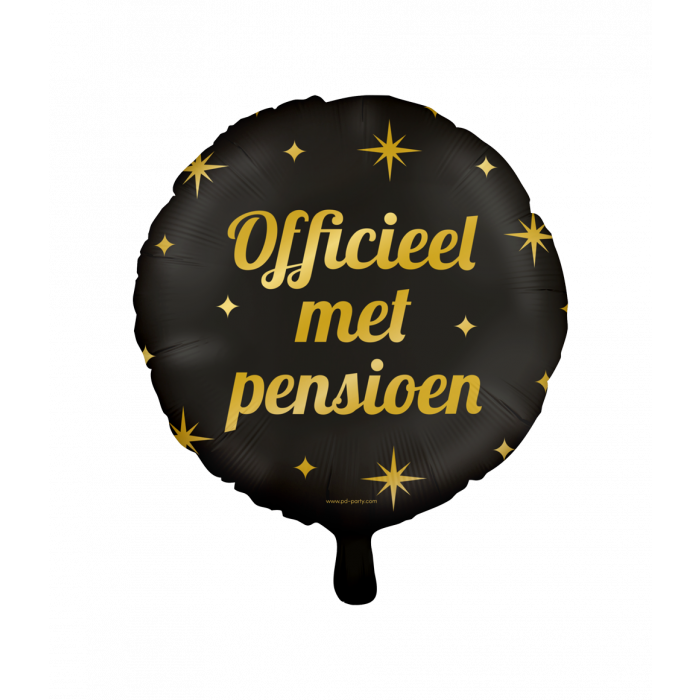 Folieballon Classy Party Pensioen