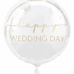 Folieballon Happy Wedding Day
