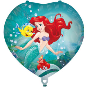 Folieballon hart Little Mermaid