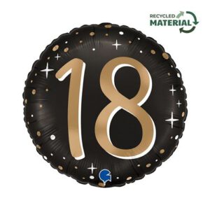 Folieballon Sparkling Birthday leeftijd