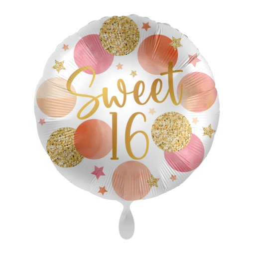 Folieballon Sweet16 roze