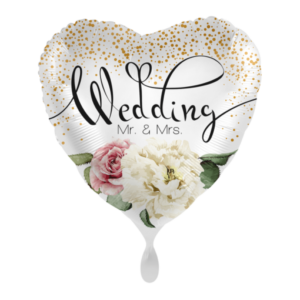 Folieballon Wedding Mr & Mrs