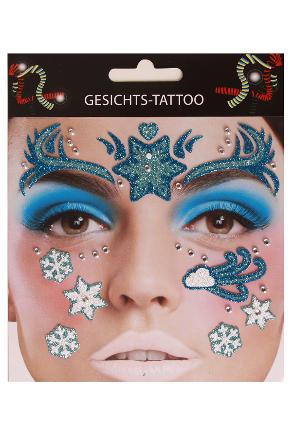 Gezicht sticker ijsprinses