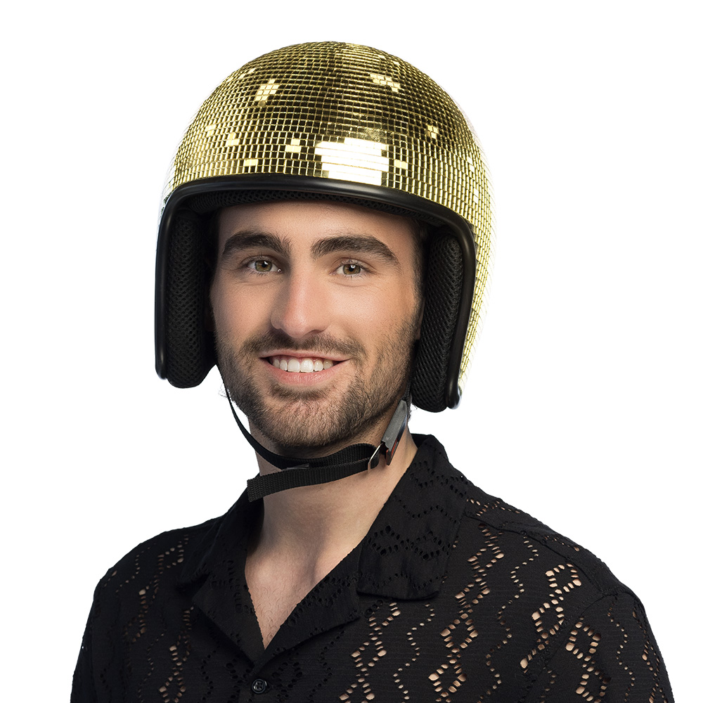 Helm Disco goud