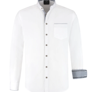 Herenblouse wit H-2807