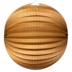 Lampion bol goud