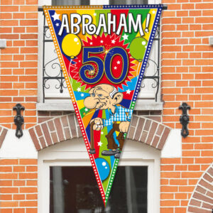 Mega puntvlag Abraham Explosion