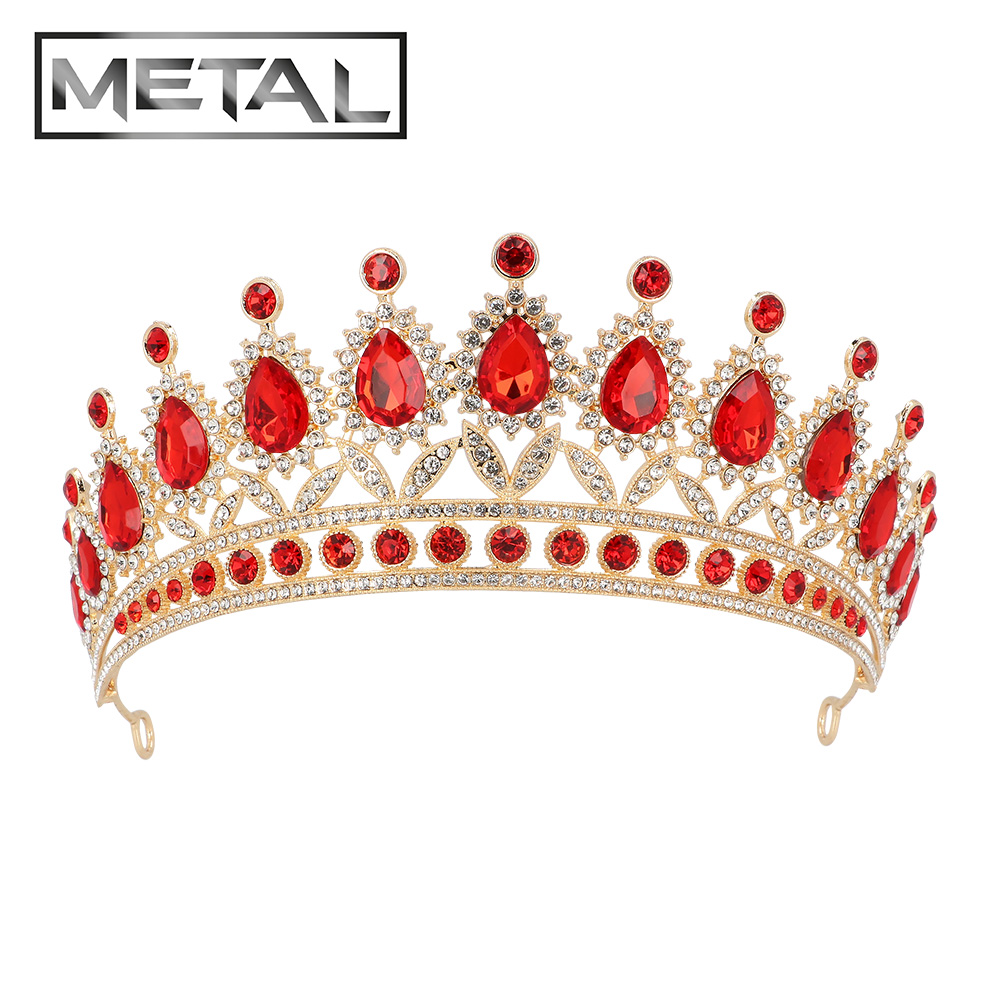 Metalen tiara Royal Christina