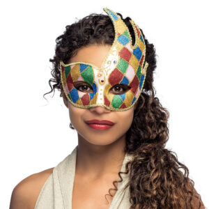 Oogmasker Venice jester