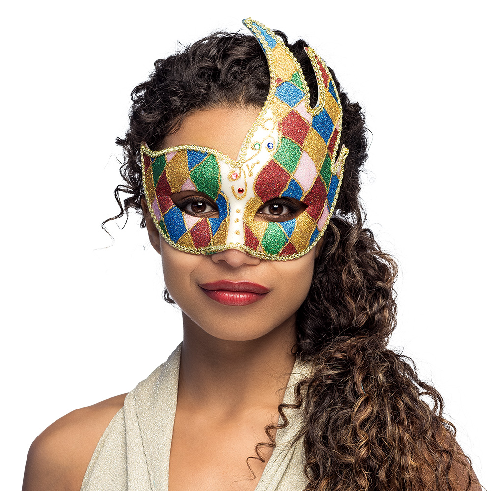Oogmasker Venice jester