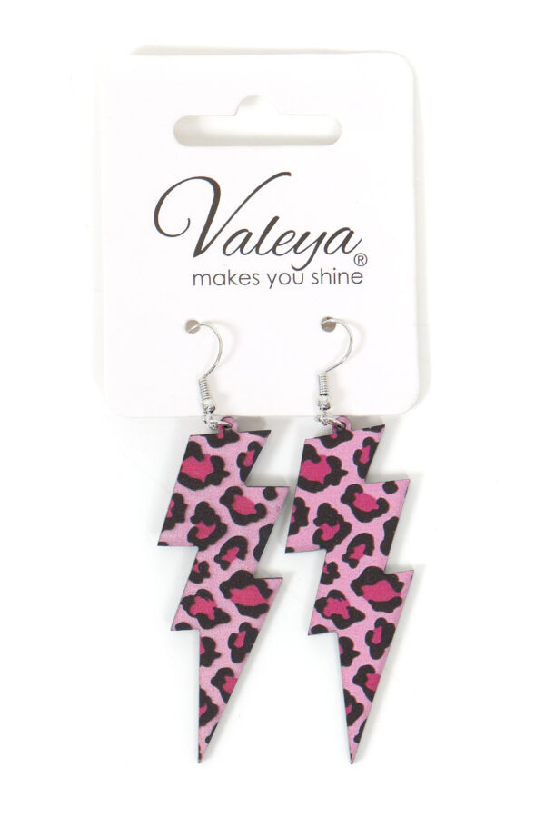 Oorbel flash pink panter