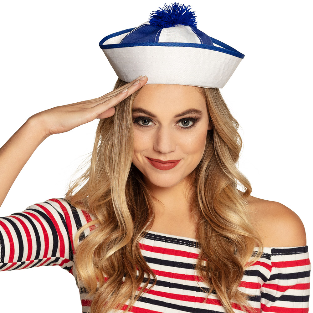 Pet Marine blauw/wit