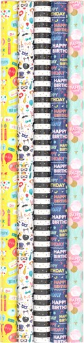 Rol inpakpapier Happy Birthday