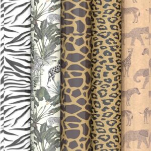 Rol inpakpapier Safari