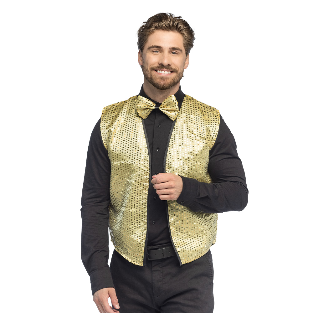 Set Gilet + Strik Spangles (2 kleuren)