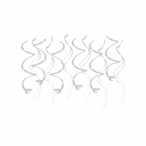 Swirl decoration silver
