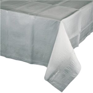 Tafelkleed shimmering silver