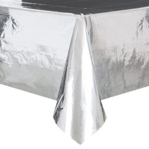 Tafelkleed zilver folie