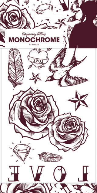 Tatoeages Monochroom Liefde