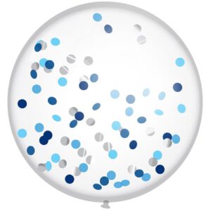 XL Confettiballon Sky Blue